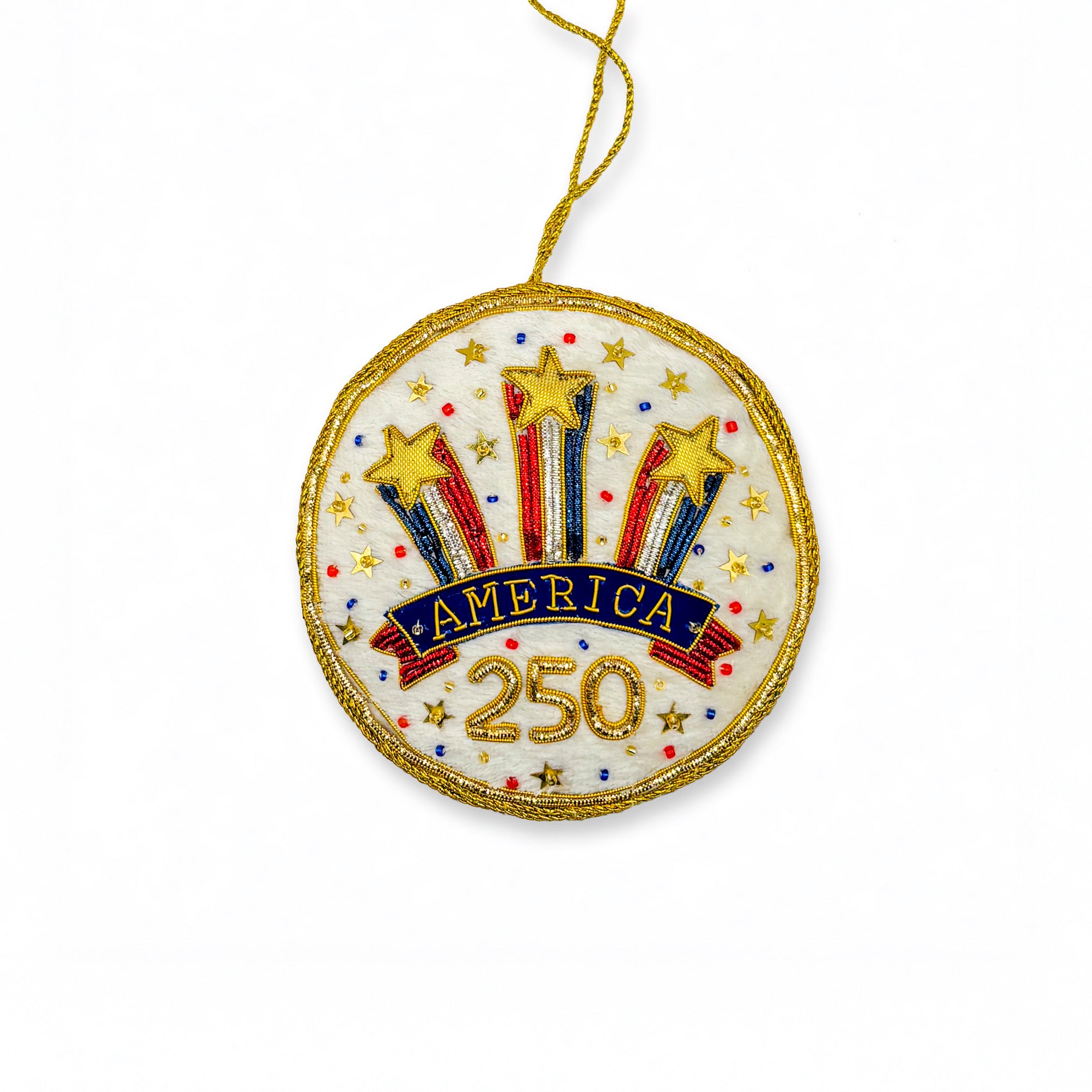 America 250 Christmas Ornament