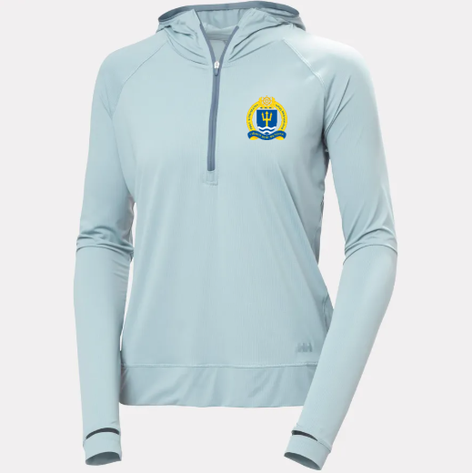 USNWC x Helly Hansen Women's Shine Solen 1/2 Zip Sun Hoodie