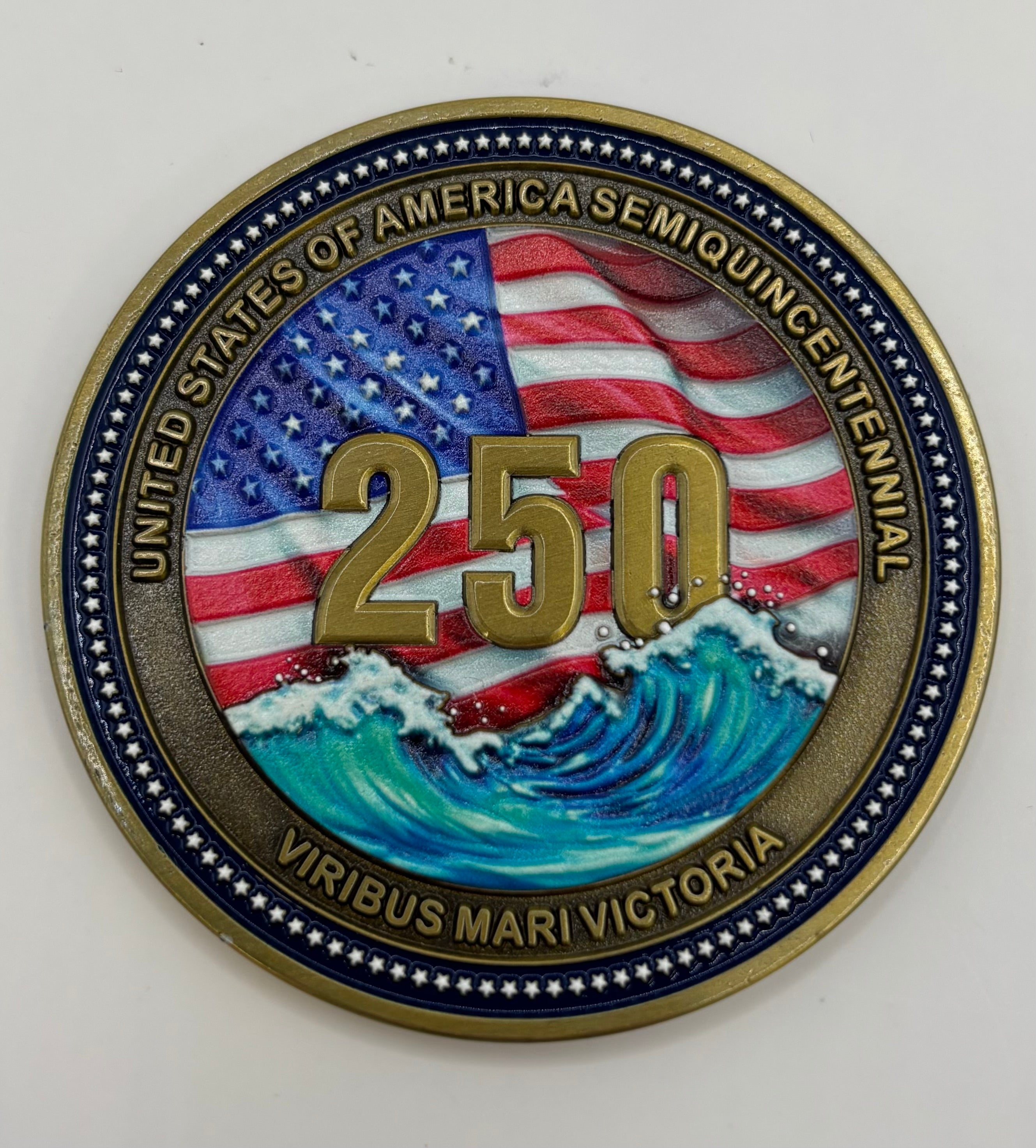U.S.A. Semiquincentennial Coin (2.5")