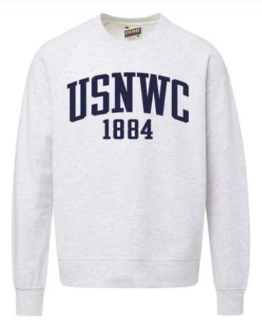 U.S. Naval War College Collegiate Raglan Crewneck Sweatshirt