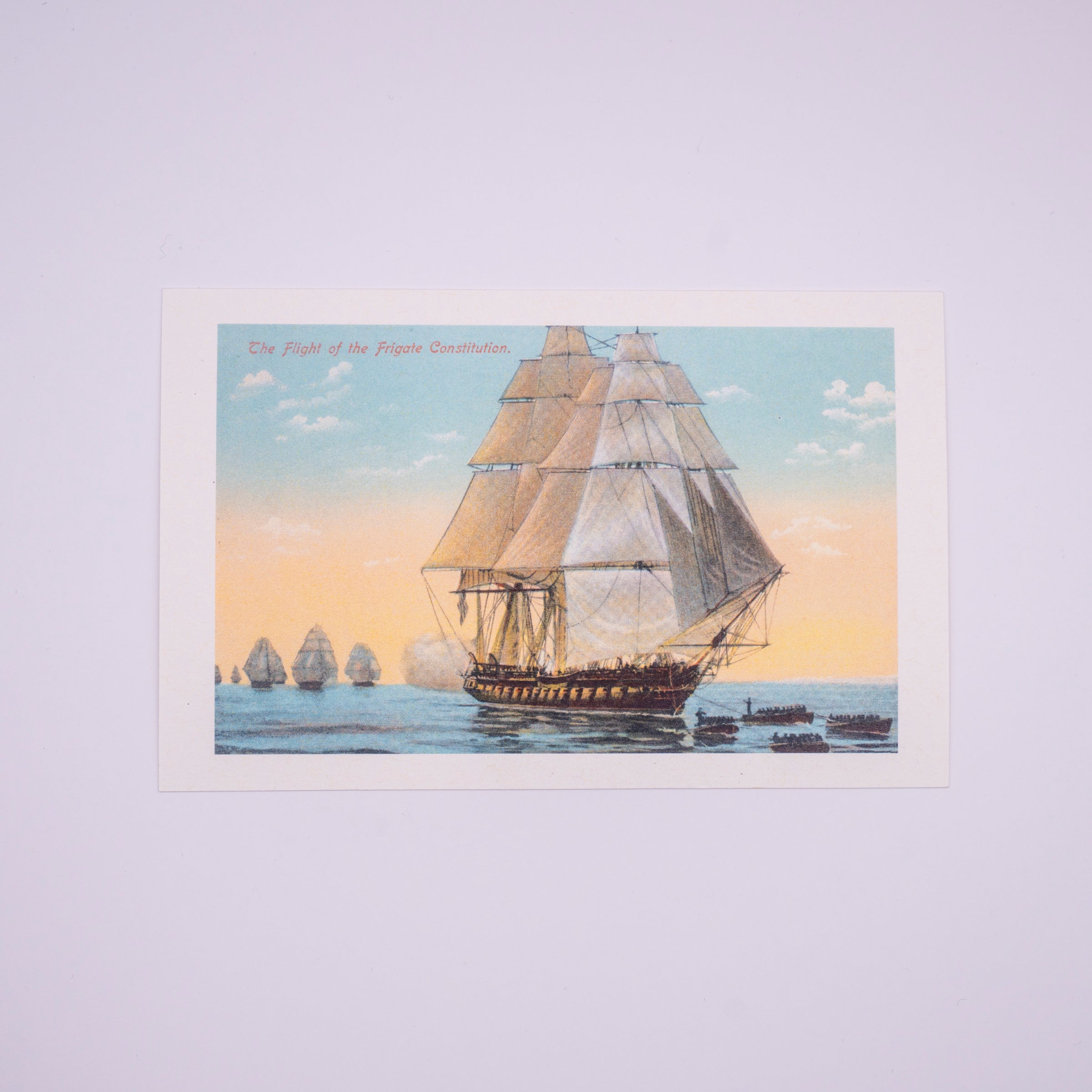 Flight of the Frigate Constitution Postcard