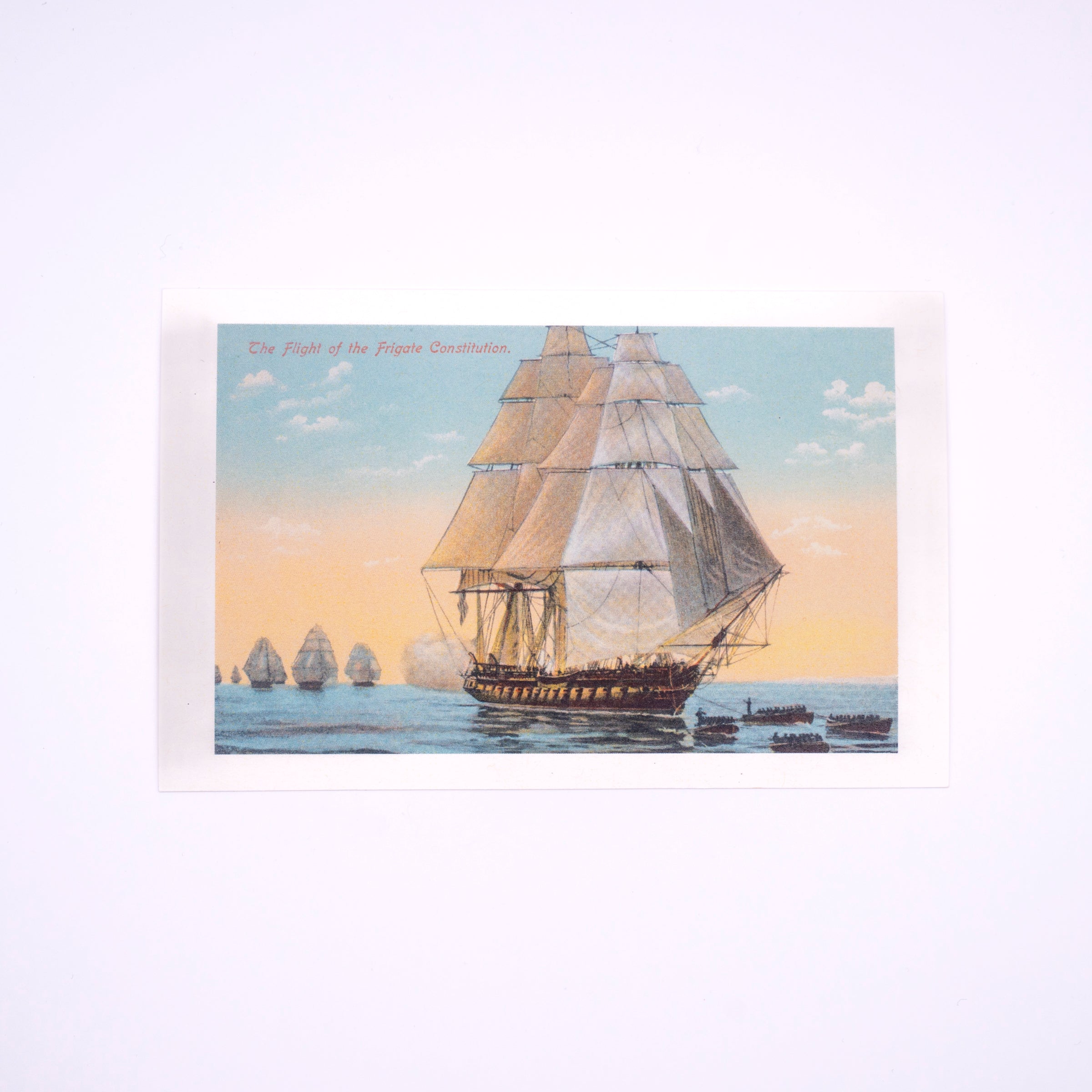 Flight of the Frigate Constitution Postcard
