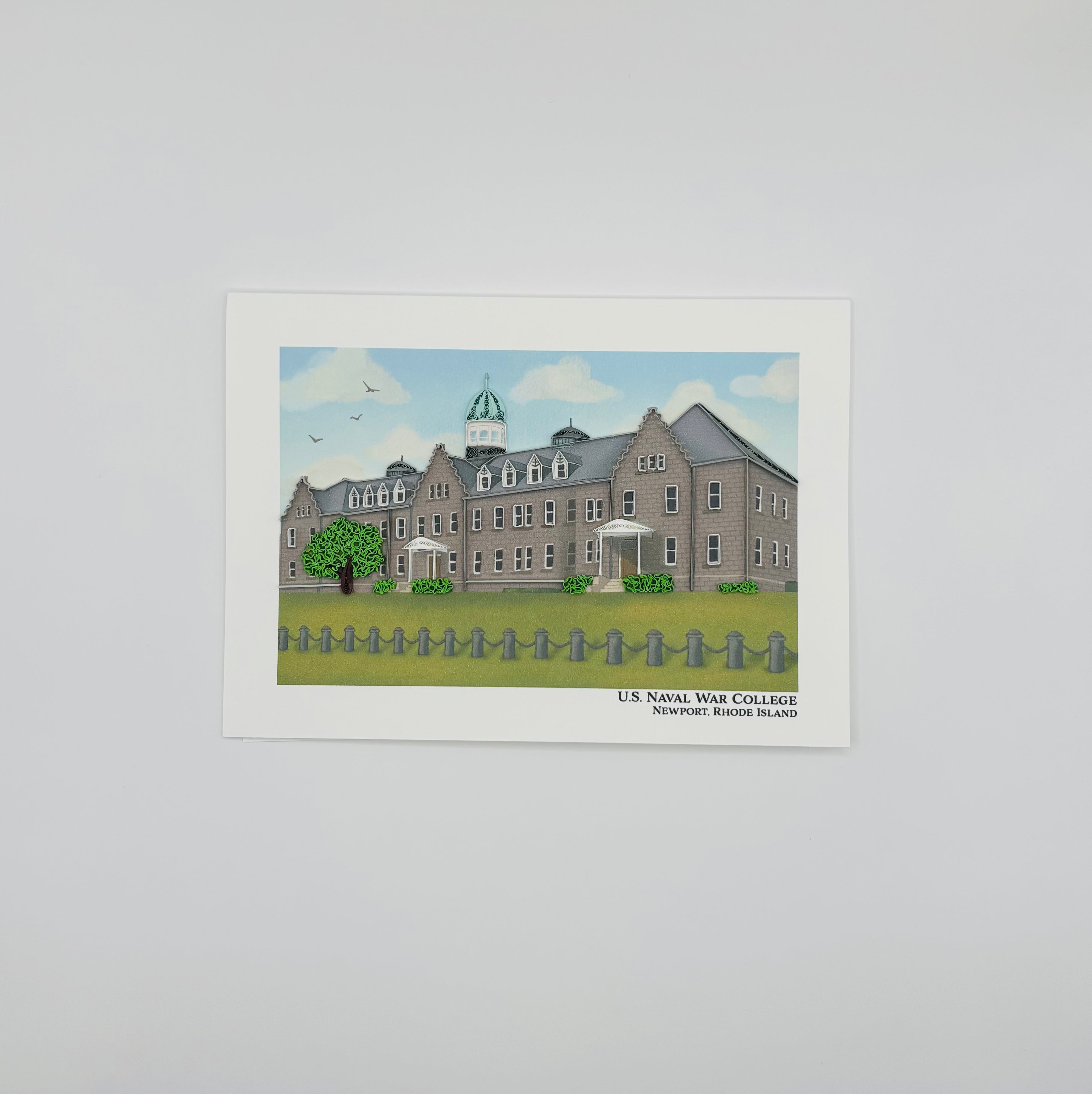 Luce Hall Hand-Quilled Greeting Card (Collector's Edition)