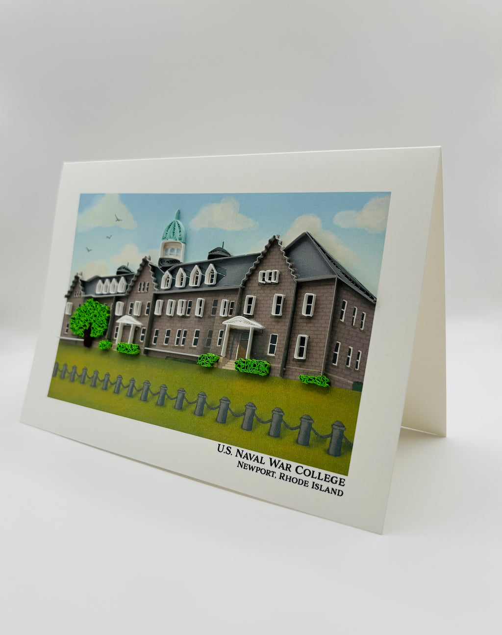 Luce Hall Hand-Quilled Greeting Card (Collector's Edition)