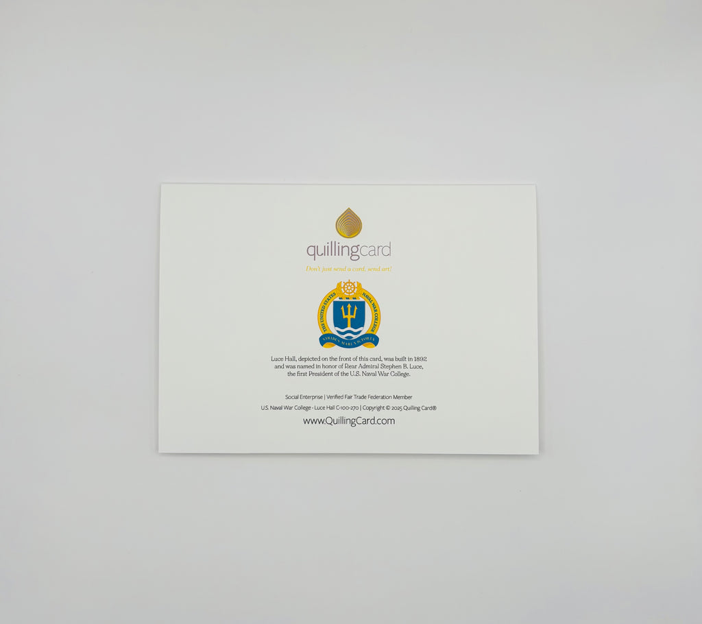 Luce Hall Hand-Quilled Greeting Card (Collector's Edition)