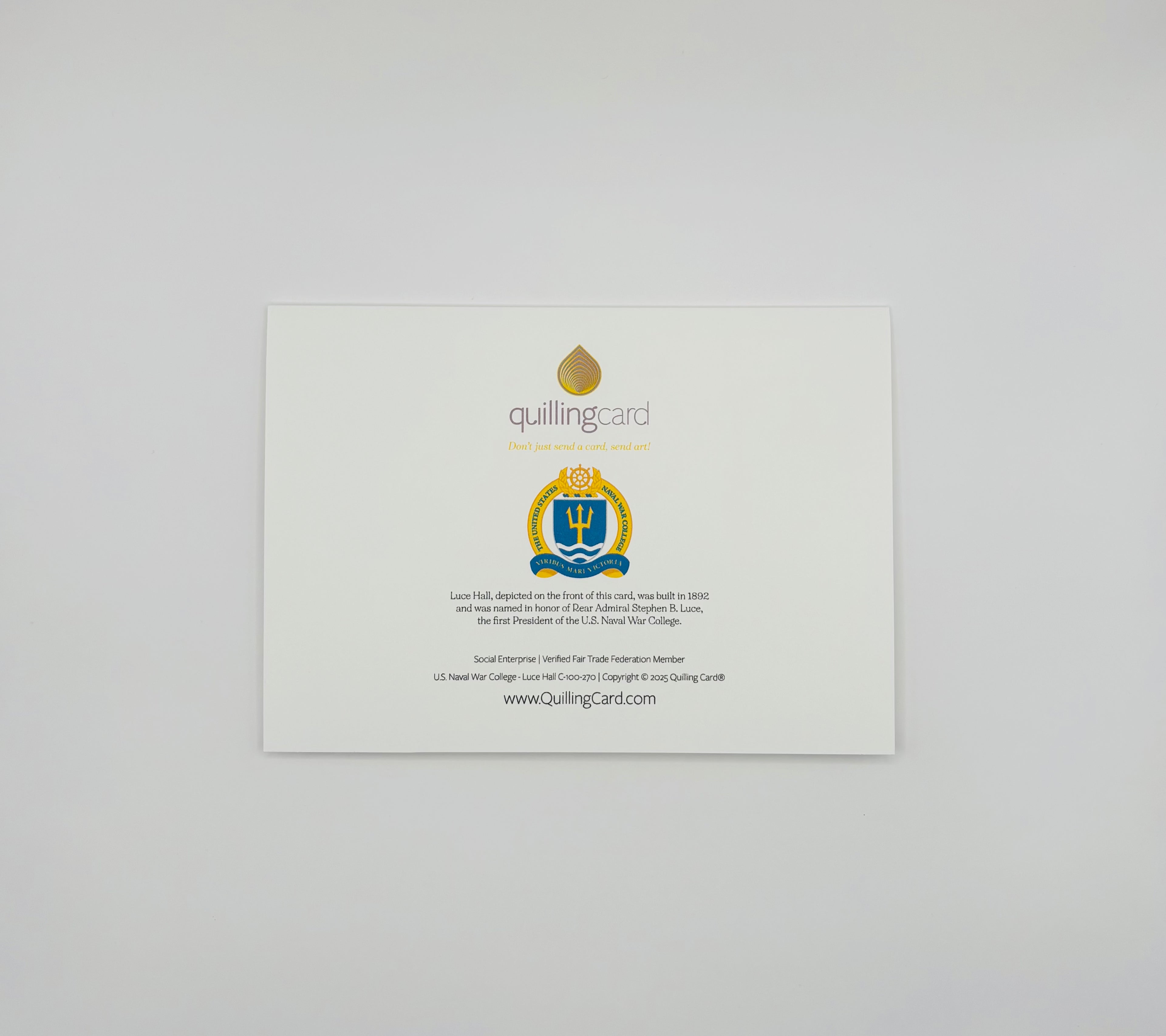 Luce Hall Hand-Quilled Greeting Card (Collector's Edition)