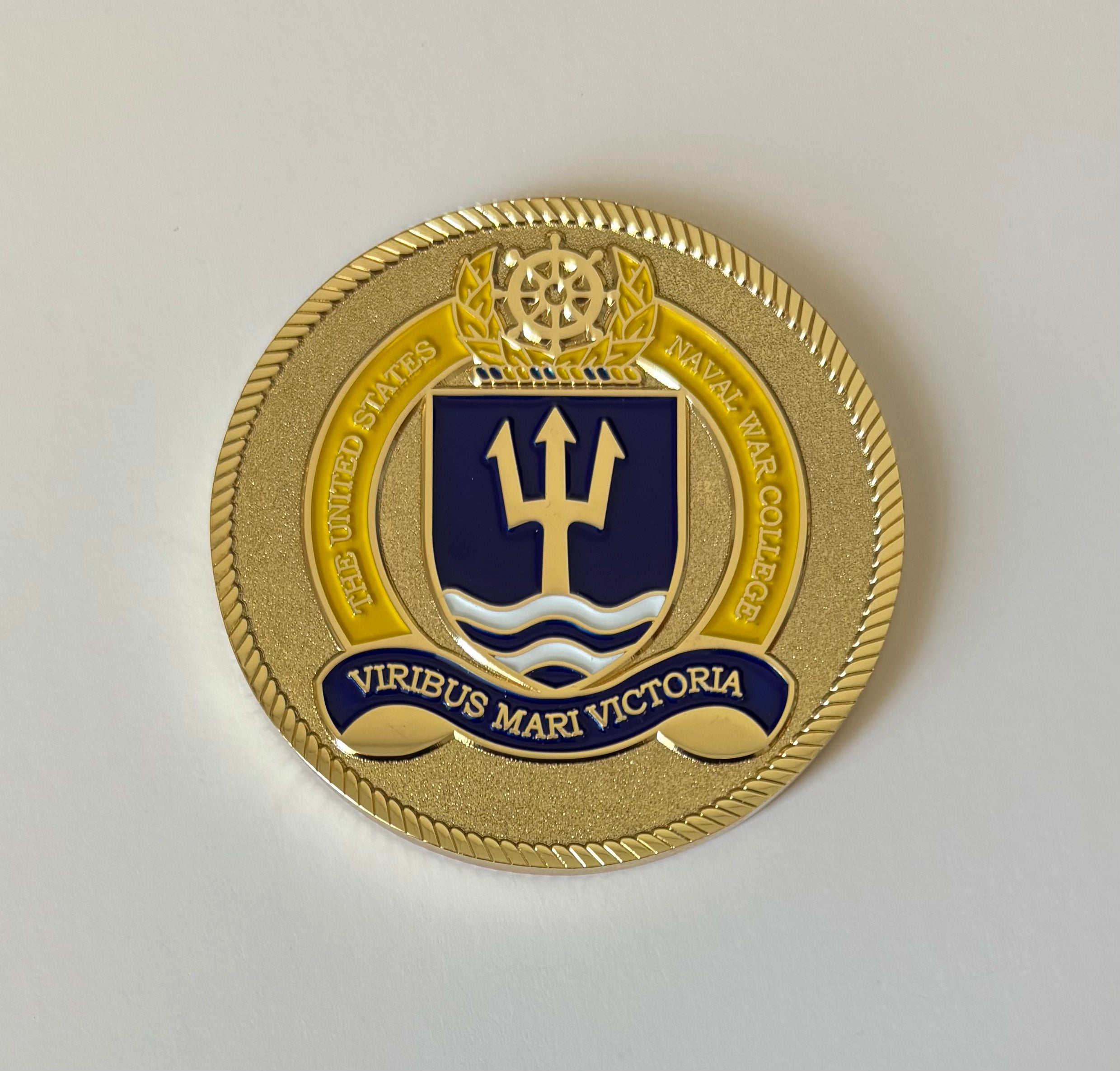 U.S. Naval War College Coin (2.0")