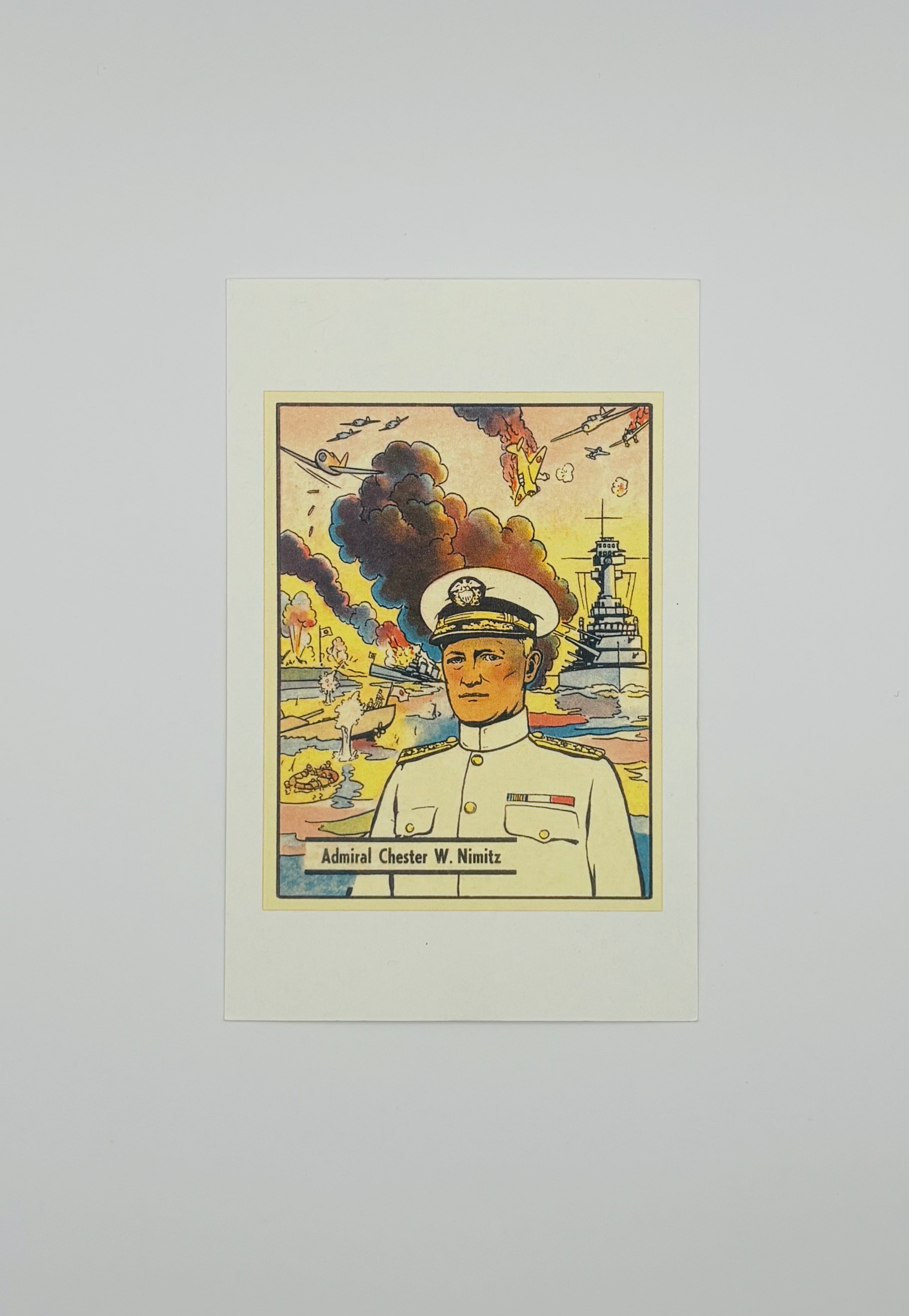 Fleet Admiral Chester Nimitz Postcard