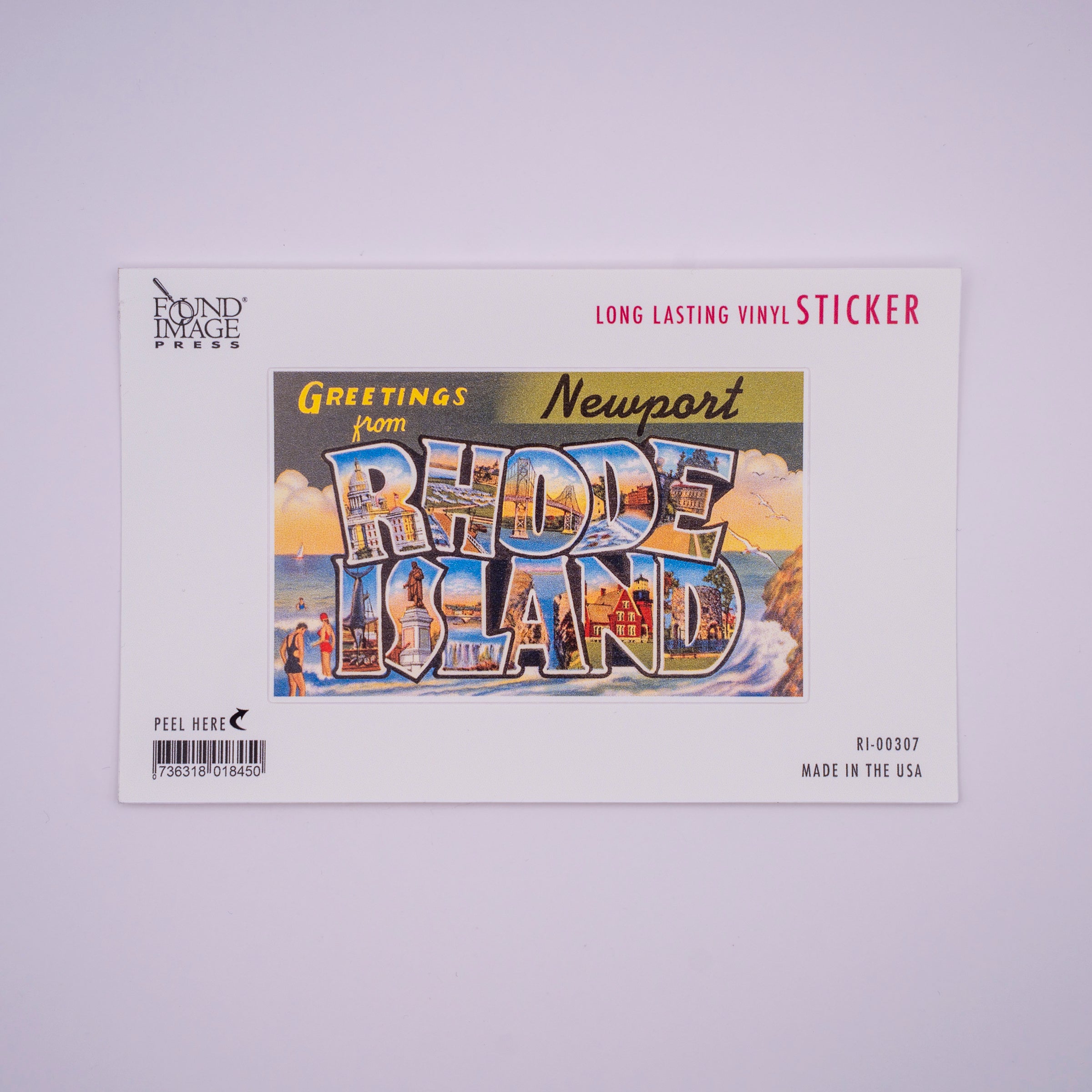 Greetings from Newport Sticker