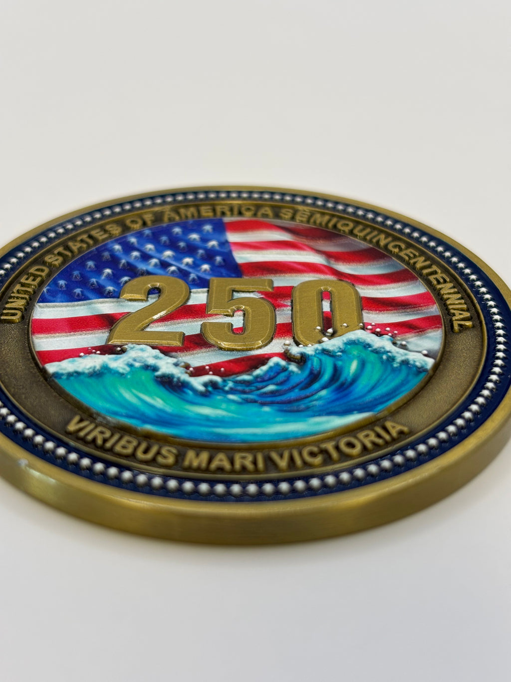 U.S.A. Semiquincentennial Coin (2.5")