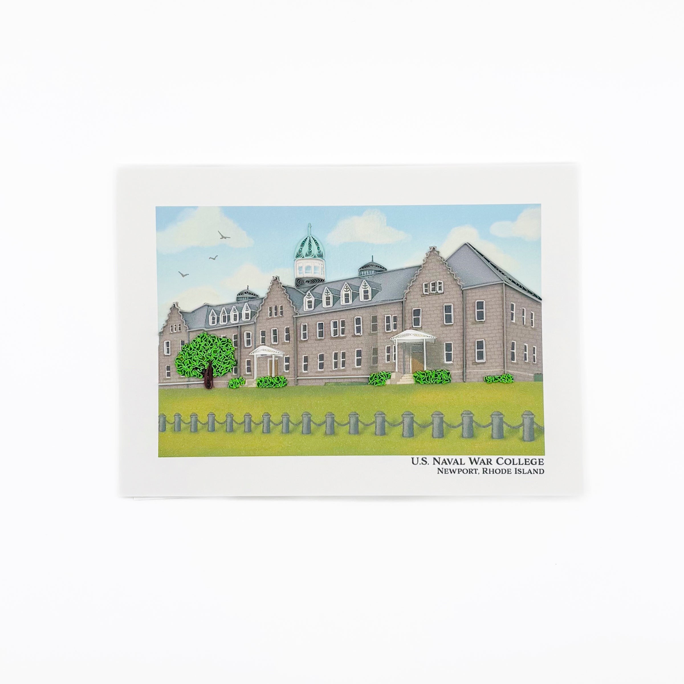 Luce Hall Hand-Quilled Greeting Card (Collector's Edition)