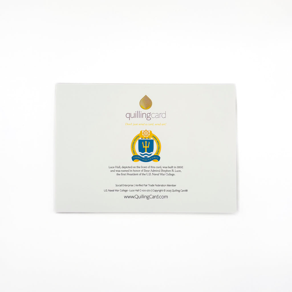 Luce Hall Hand-Quilled Greeting Card (Collector's Edition)