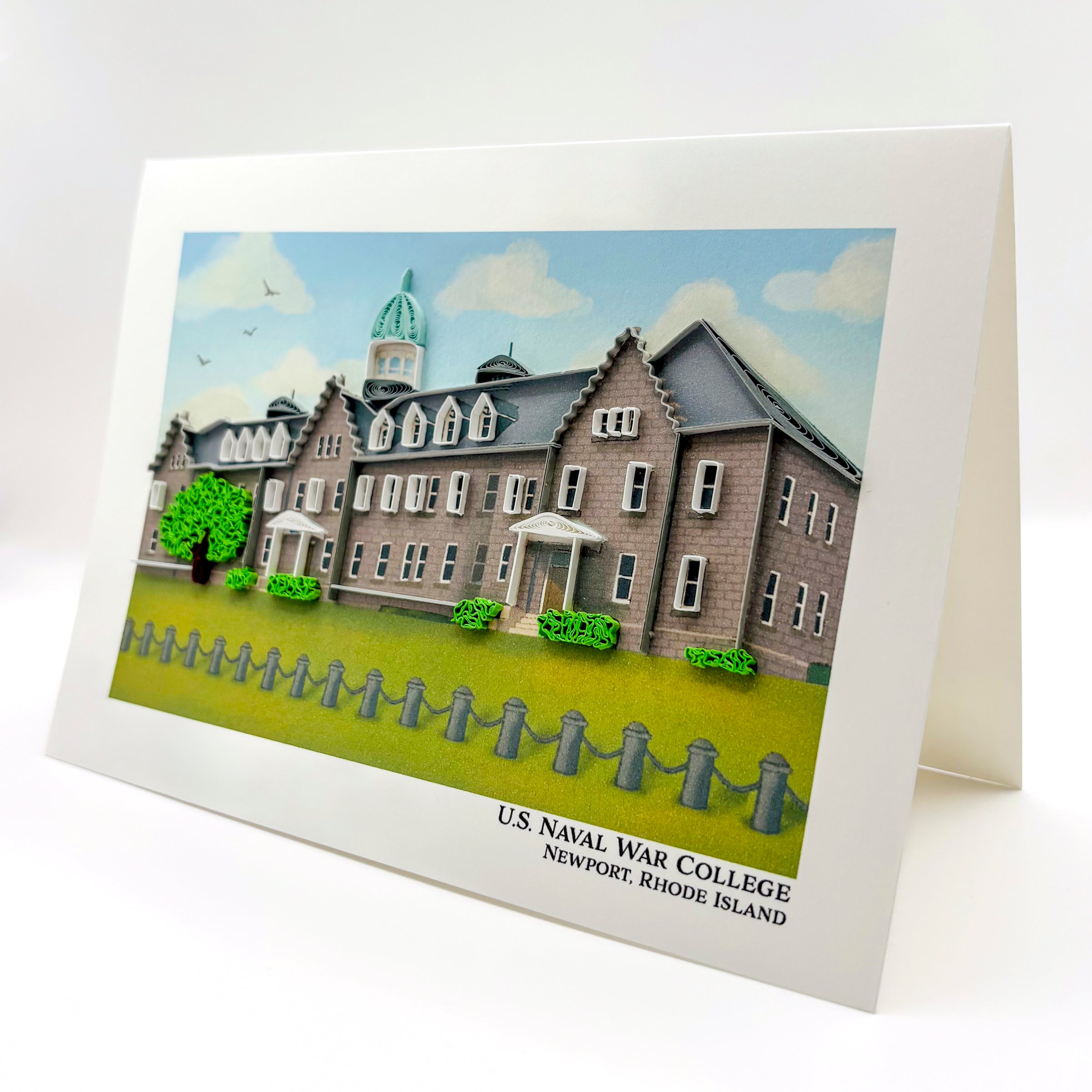 Luce Hall Hand-Quilled Greeting Card (Collector's Edition)