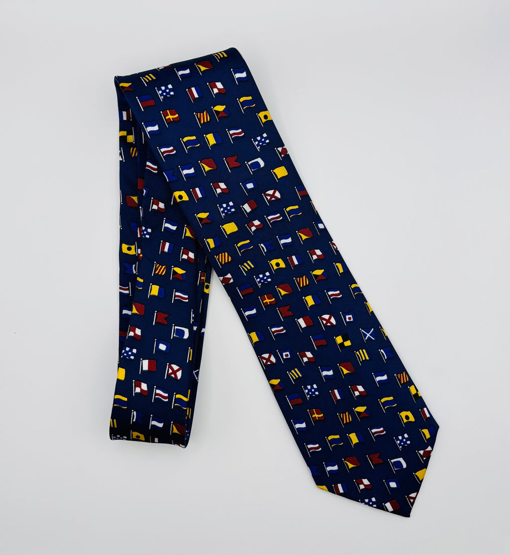 Nautical Flag Tie