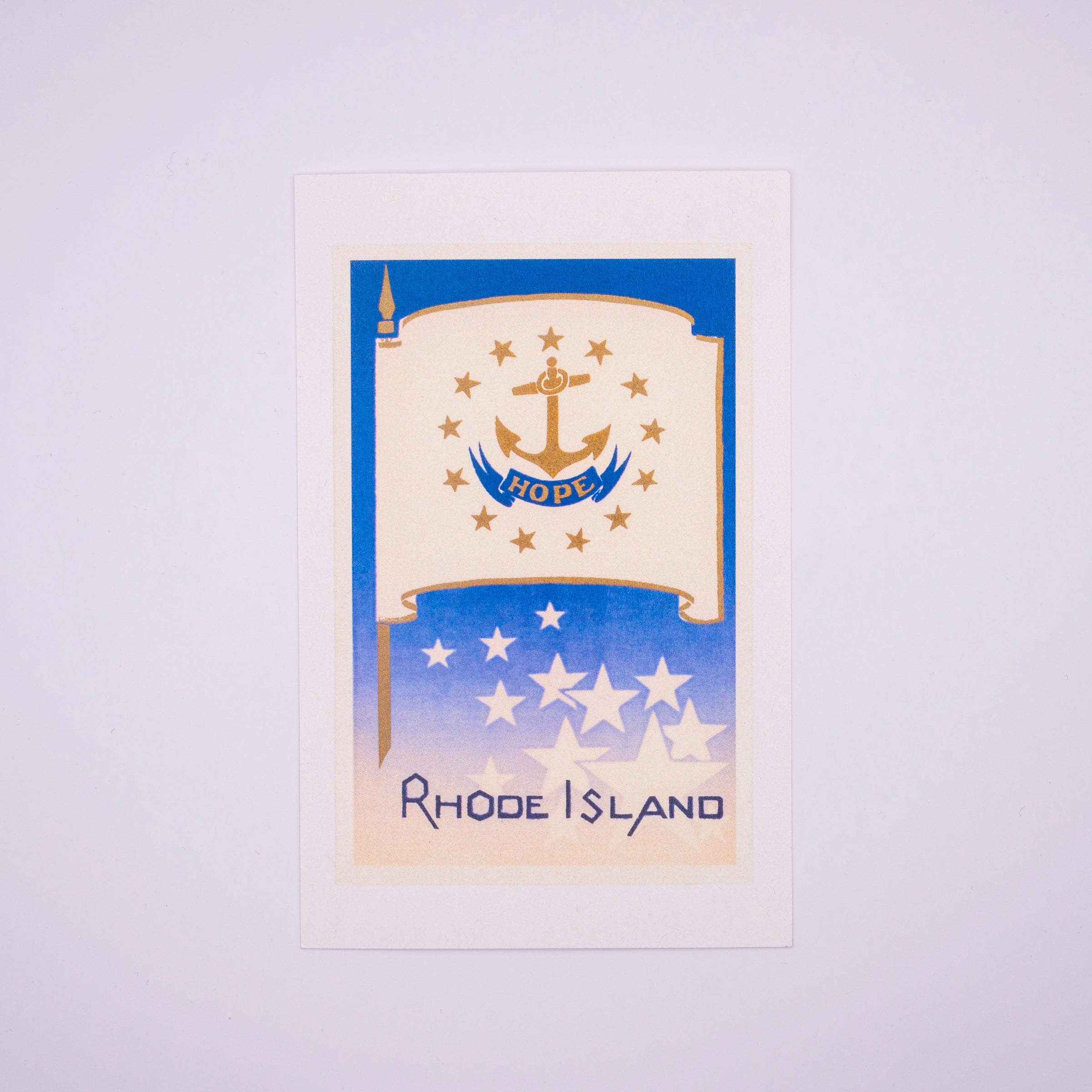 Rhode Island State Flag Postcard