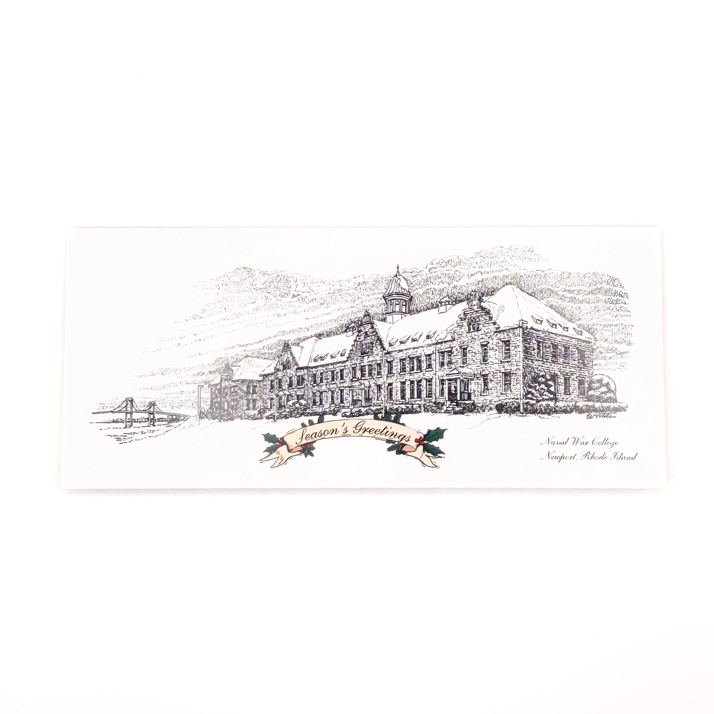 U.S. Naval War College Luce Hall Christmas Cards (Set of 10)