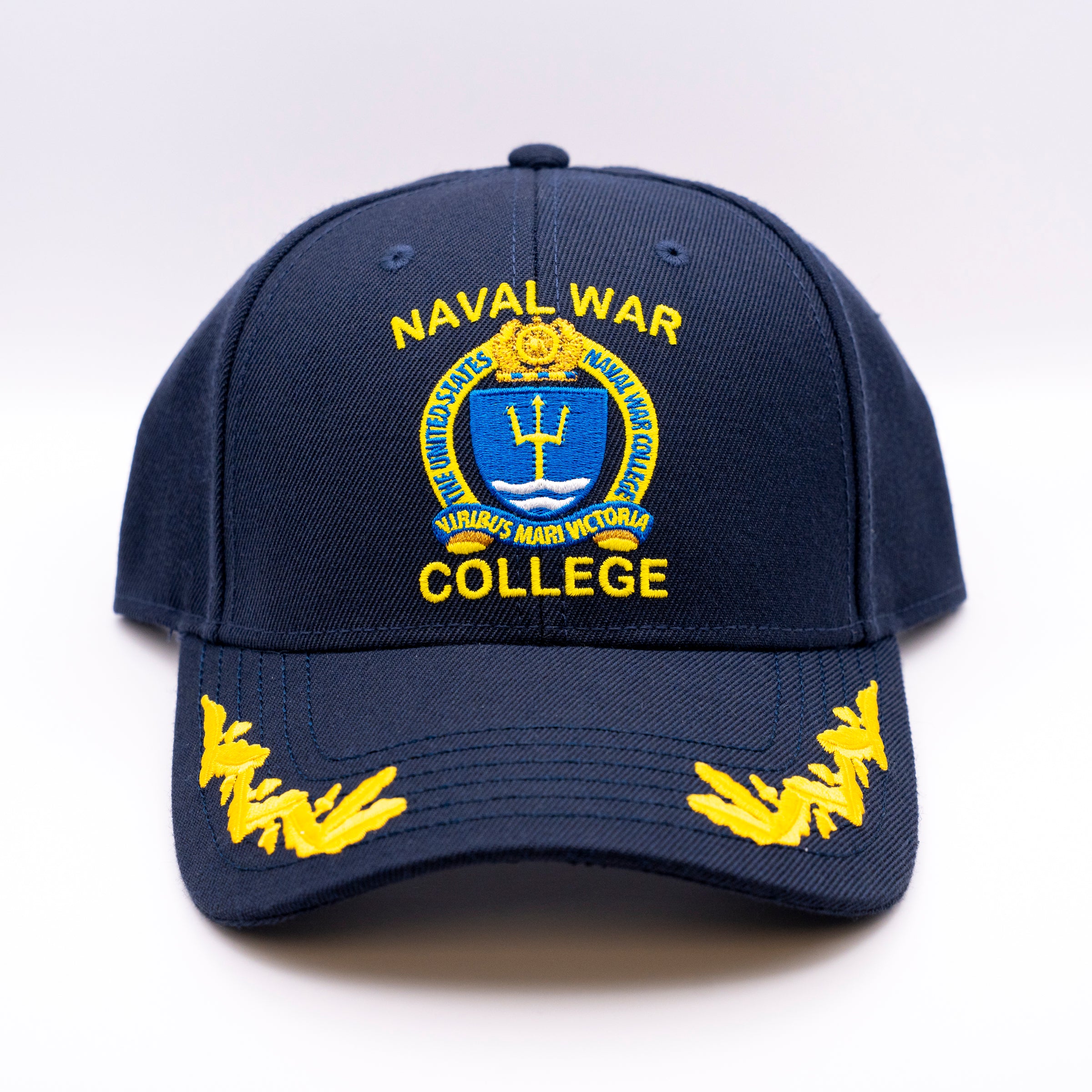 U.S. Naval War College Baseball Cap with Fretting