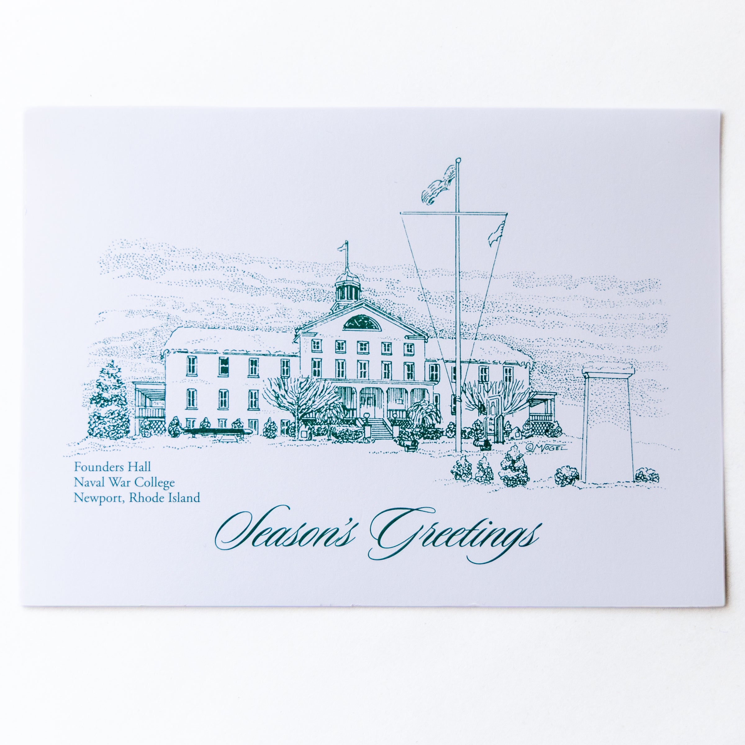 U.S. Naval War College Founder's Hall Christmas Cards (Set of 10)