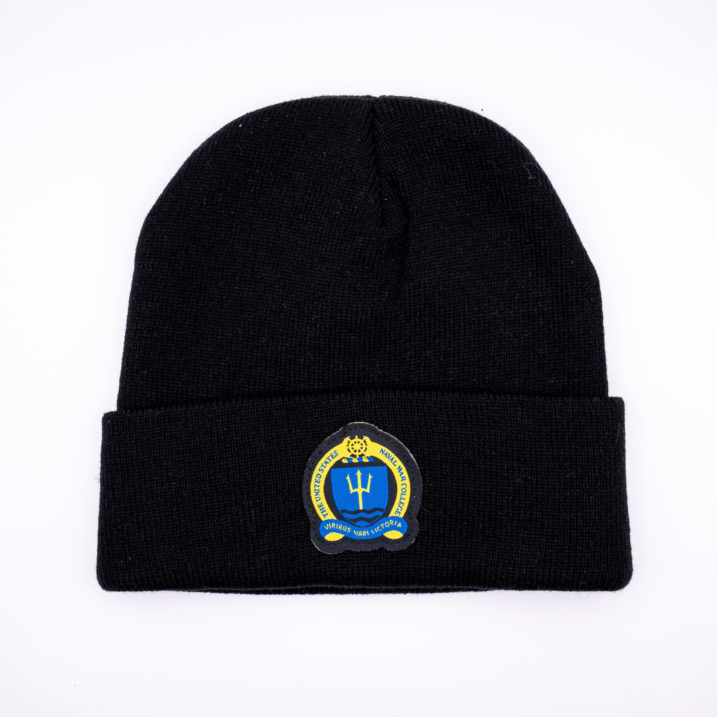 U.S. Naval War College Rolled Beanie