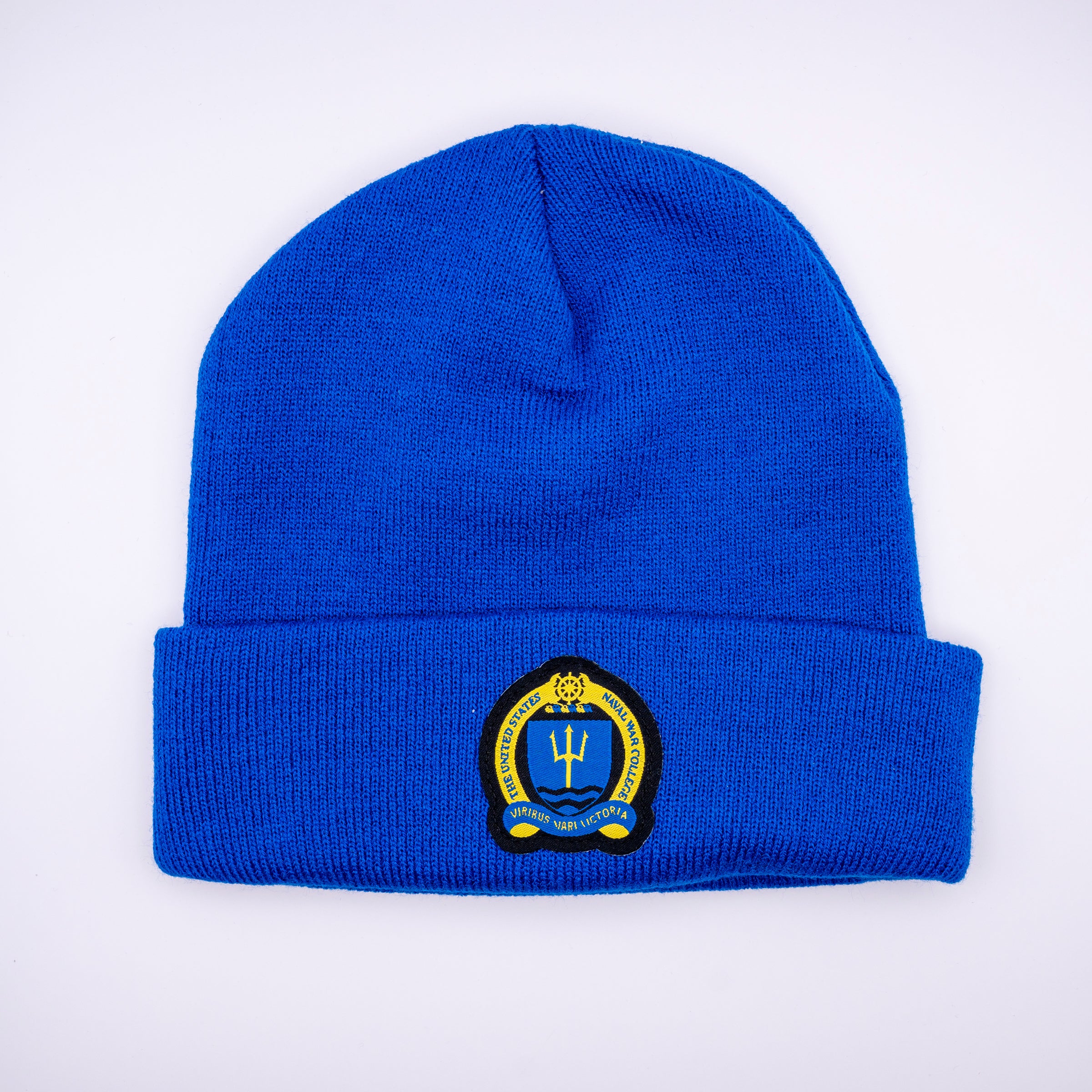 U.S. Naval War College Rolled Beanie