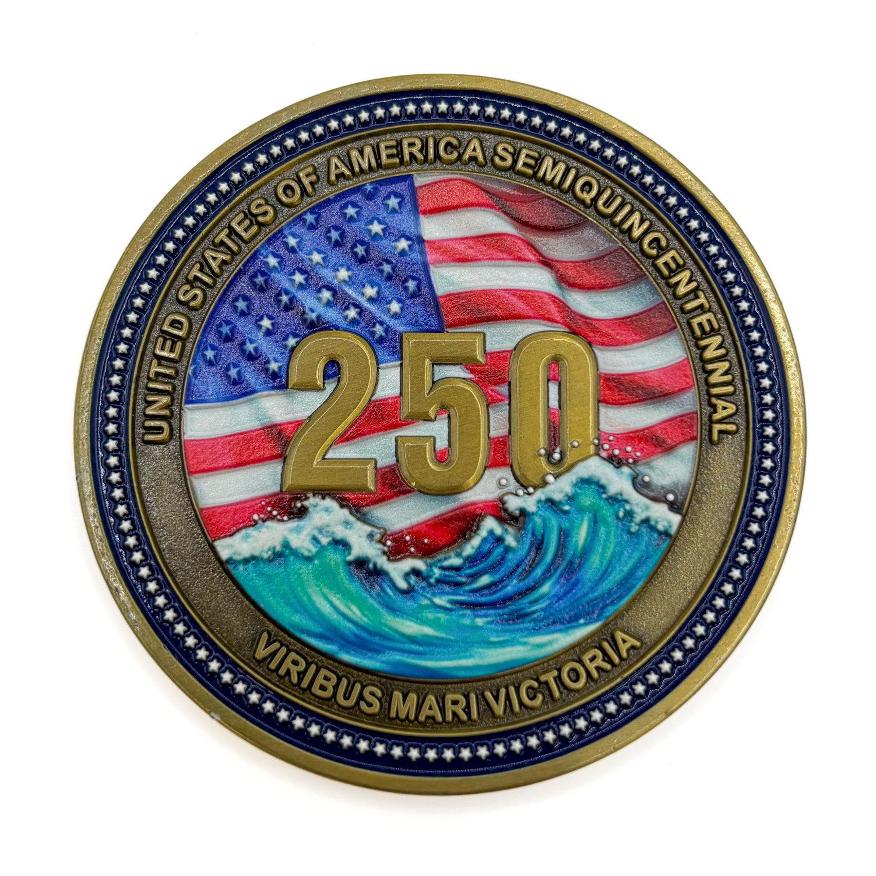 U.S.A. Semiquincentennial Coin (2.5")