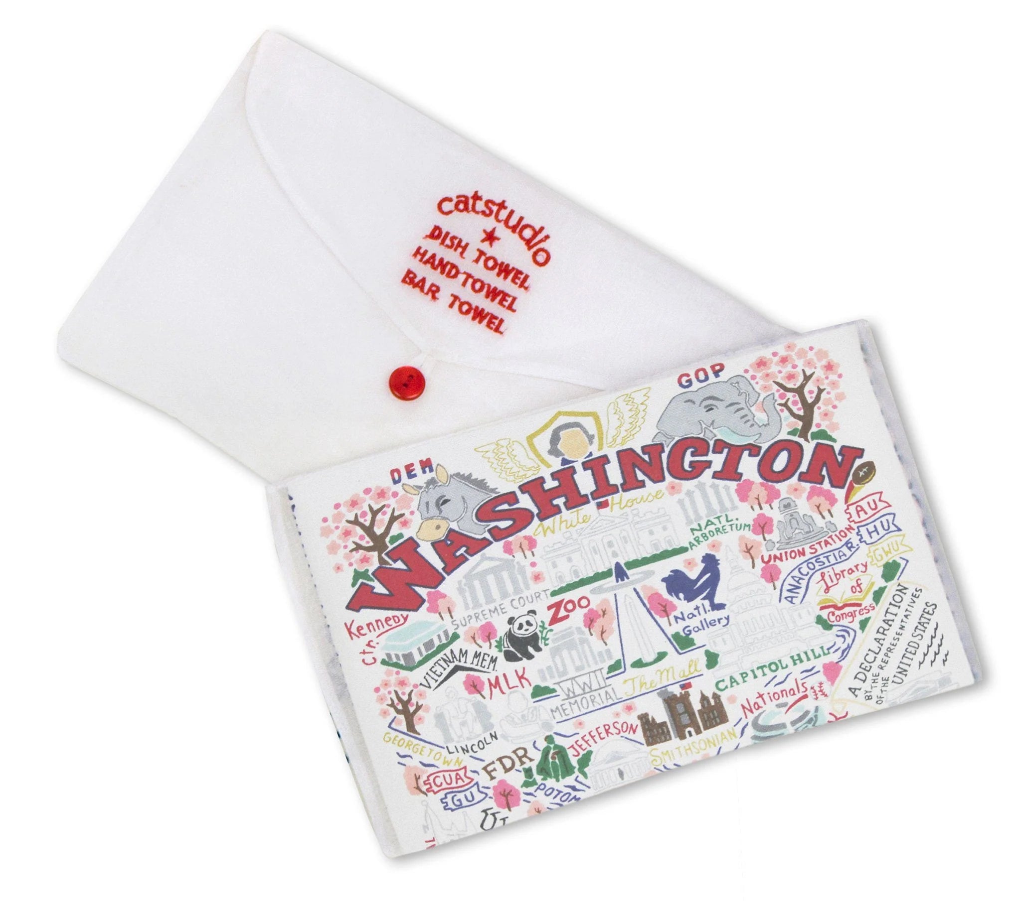 Washington D.C. Dish Towel